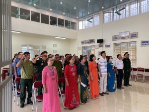 Nhân dân phường Hùng Thắng phấn khởi đi bầu cử trưởng khu nhiệm kỳ 2022 - 2025